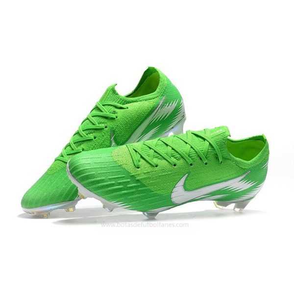 Nike Mercurial Vapor Elite FG para Mujer Verde Plata